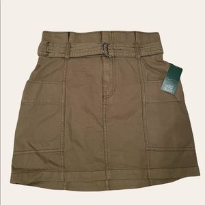 brand new Wild Fable paper bag army green mini skirt